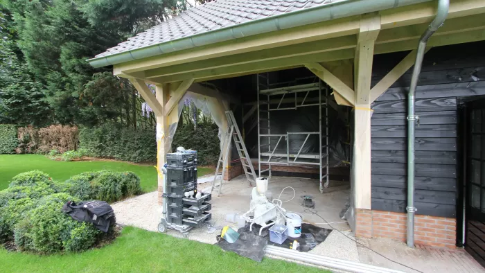 Tuinvilla in de primer